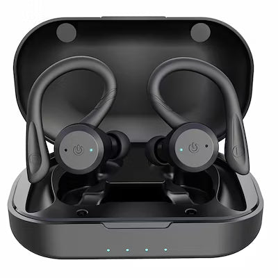 IPX7 waterproof wireless sport earbuds with 20-hour battery