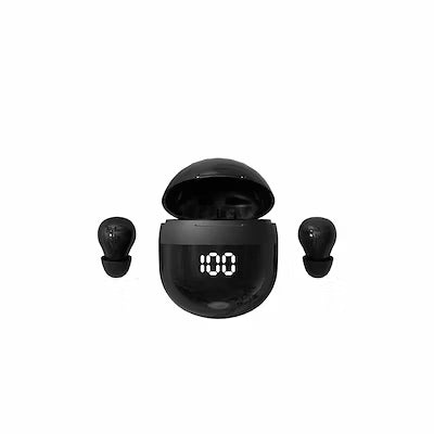 Ultra-compact wireless Bluetooth 5.3 earbuds with noise reduction