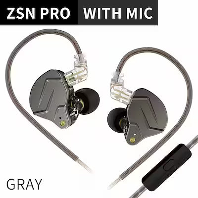 Hybrid wired earbuds with dynamic and balanced armature drivers