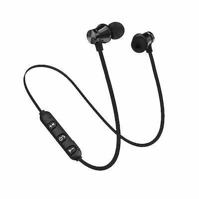 Waterproof neckband earbuds with built-in mic for sports and calls