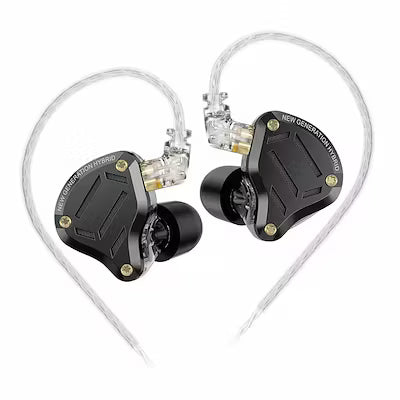 Metal in-ear earphones with 4-level tuning switch for custom audio