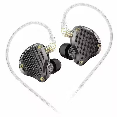 13.2mm planar magnetic driver wired earphones with button control