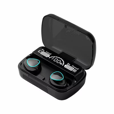 Bluetooth wireless sports earbuds with active noise cancelling and built-in mic