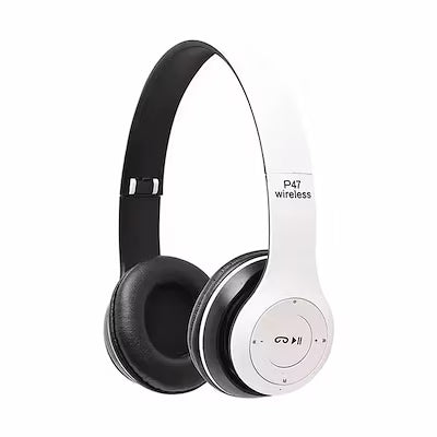 Folding Bluetooth wireless headset with stereo sound for active lifestyles