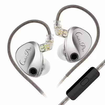 High-fidelity in-ear earbuds with tunable bass and dynamic drivers