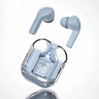 Wireless Bluetooth Earbuds with Noise Cancelling, Hi-Fi Stereo and Digital Display