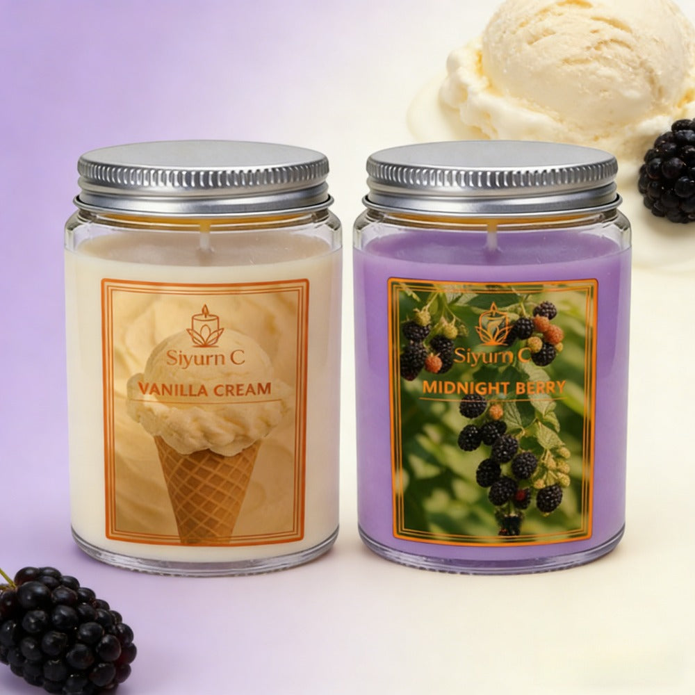 12 oz Multi‑Flavor Mixed Aroma Candle – Long‑Lasting, Mild, Plant‑Based Scent for Bedroom, Living Room, Kitchen, and Party Use