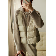 Minimalist Design Loose Stitching Zipper Sweater