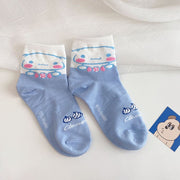Cute Cartoon Dog Socks for Women