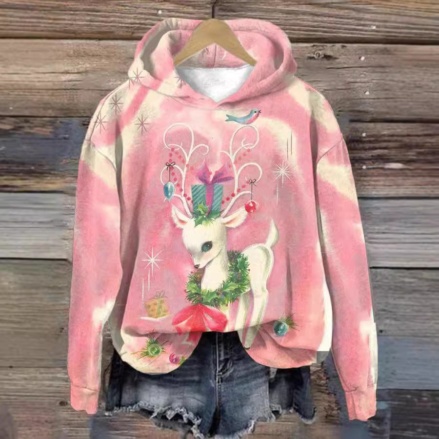 Festive 3D Christmas Casual Sweatshirt for Holiday Cheer