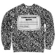 3D Geometric Print Oversized Casual Round Neck Sweater