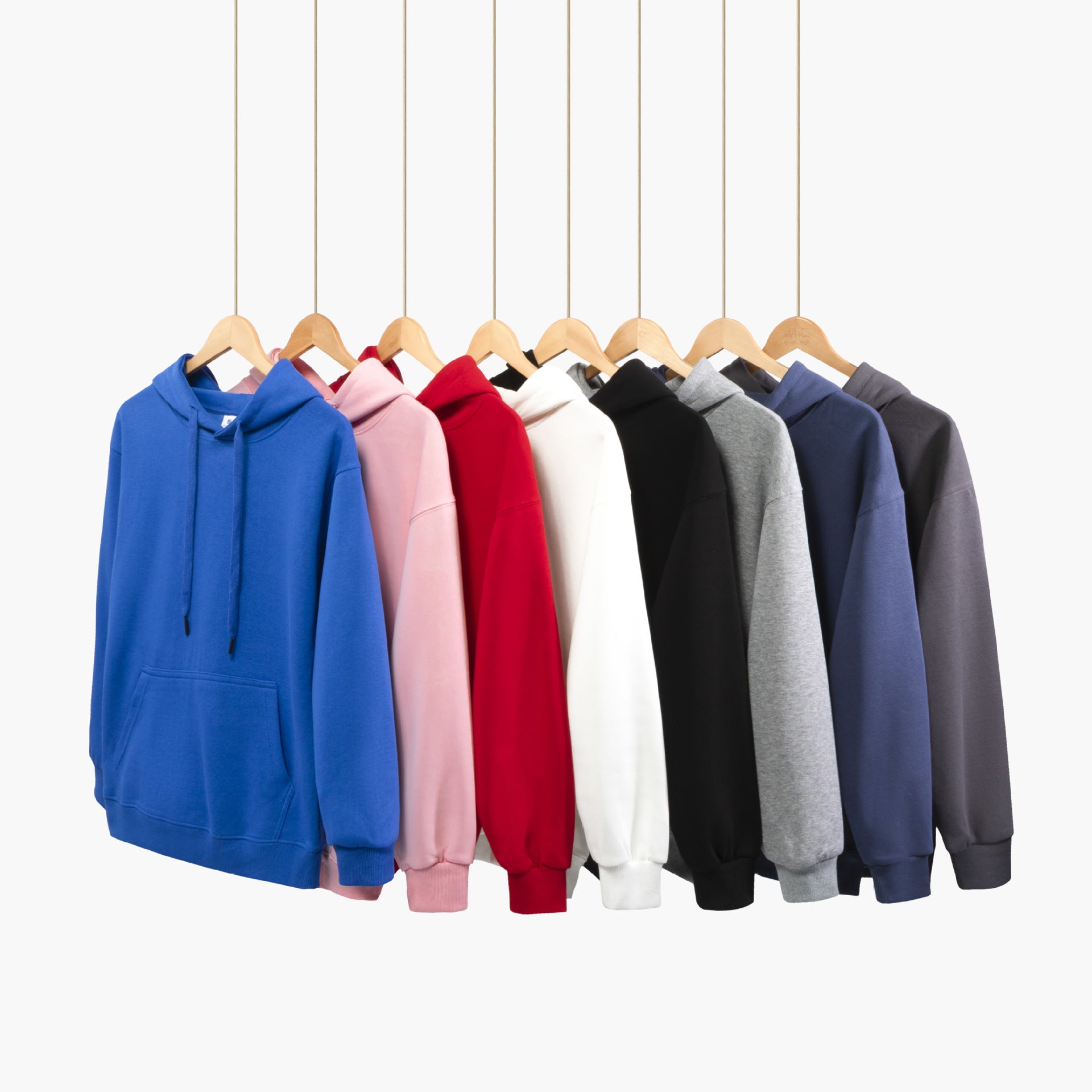 Women's Cozy Solid Color Double-Sided Fleece Hoodie