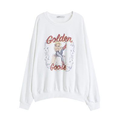 Slim Fit Slimming Pullover Round Neck Long Sleeve