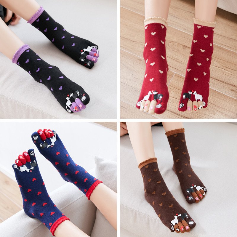 Cozy 5-Toe Socks