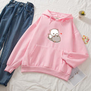 Women's Cozy Peach Soft Casual Hoodie