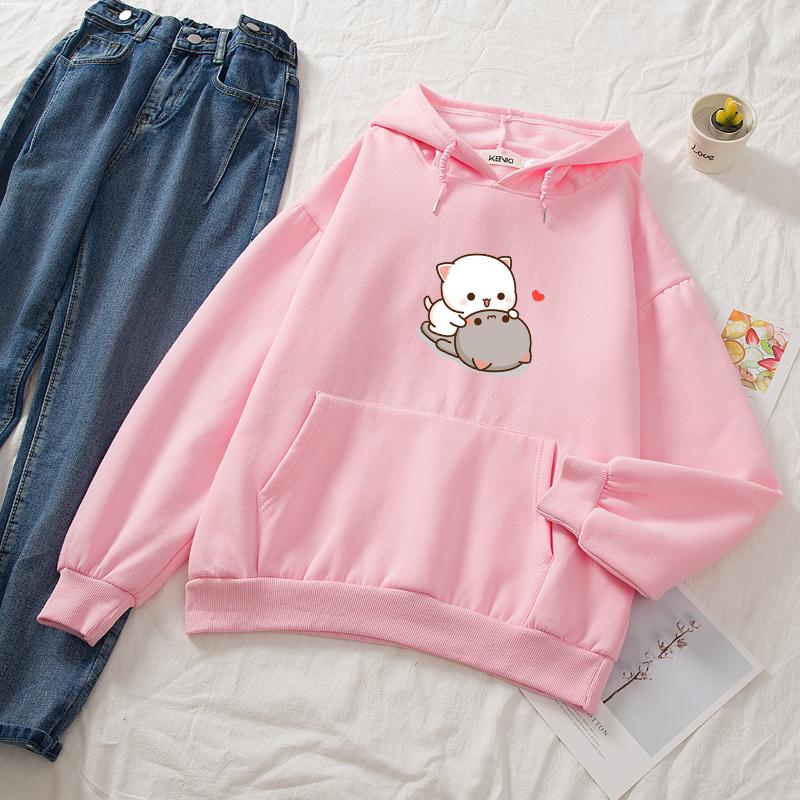 Women's Cozy Peach Soft Casual Hoodie