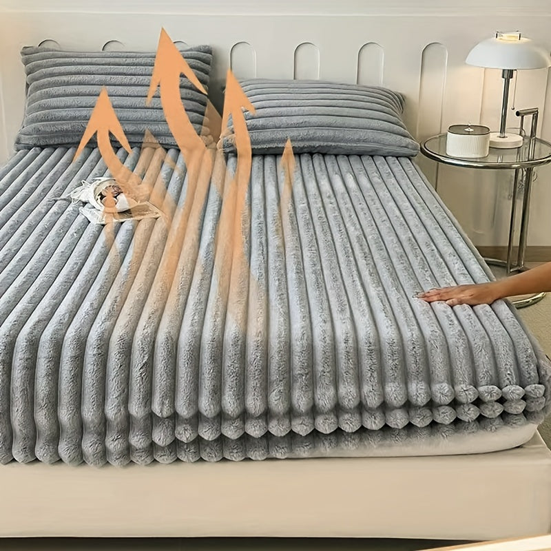 Luxury Plush Bedspread Extra Thick Soft Elegant Bed Cover With Deep Pocket
