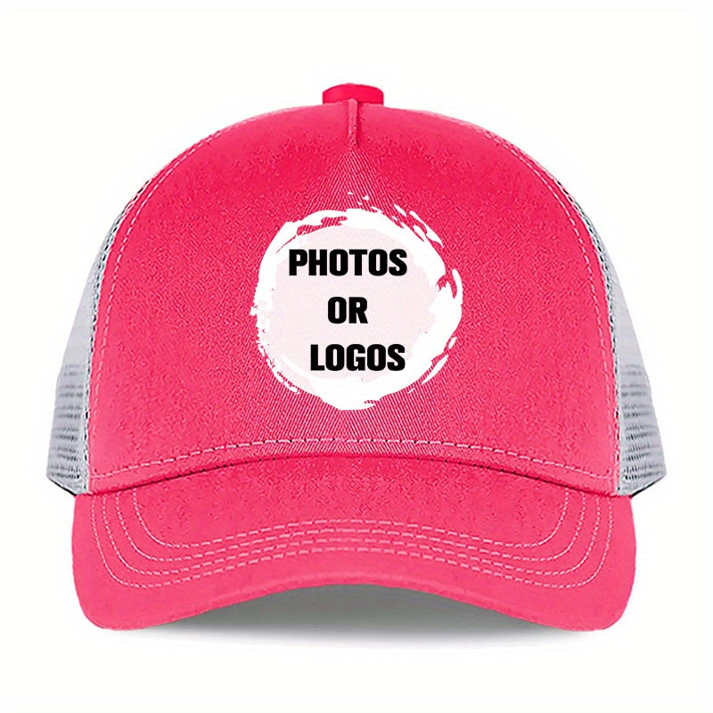 Custom Kids' Baseball Cap – Elastic Fit, Breathable Fabric, Curved Brim with Sun Protection