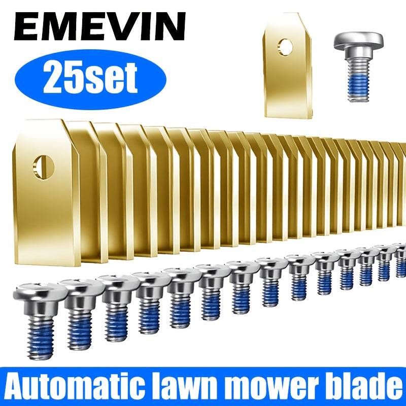 Set of Automatic Lawn Mower Blades – Wear‑Resistant Replacement Blades for Various Automatic Mowers