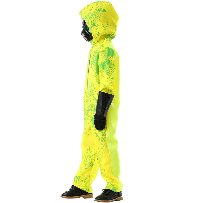 Biochemical Crisis Protective Clothing Splash Print Neutral Dress Up Zombie Play