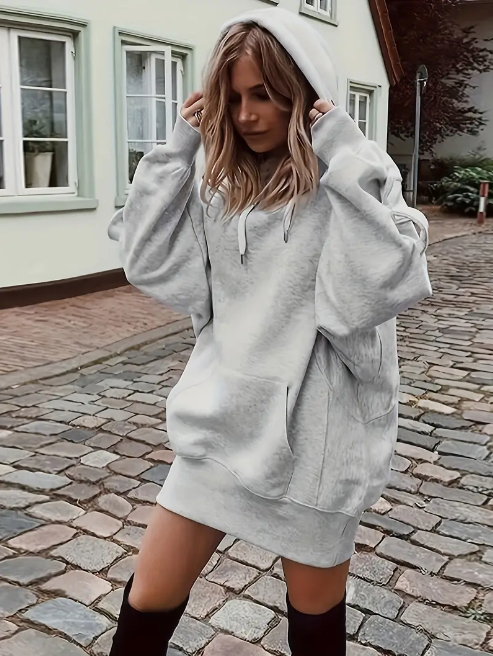 Women's Casual Drawstring Hoodie with Pocket