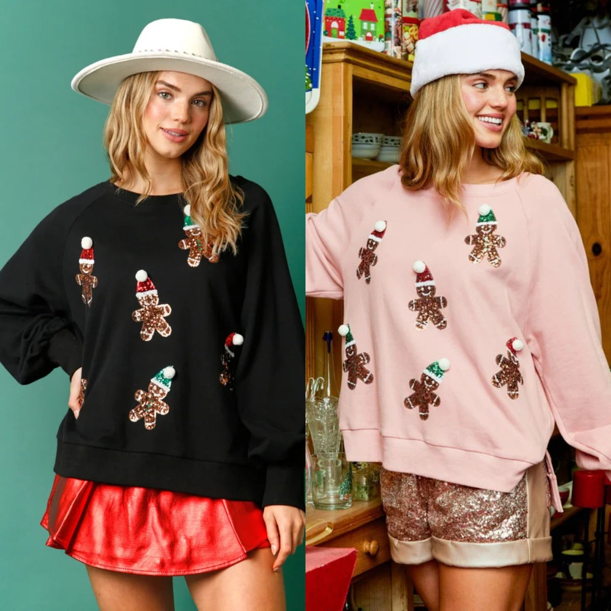 Cute Cartoon Print Long-Sleeve Casual Women's Sweater