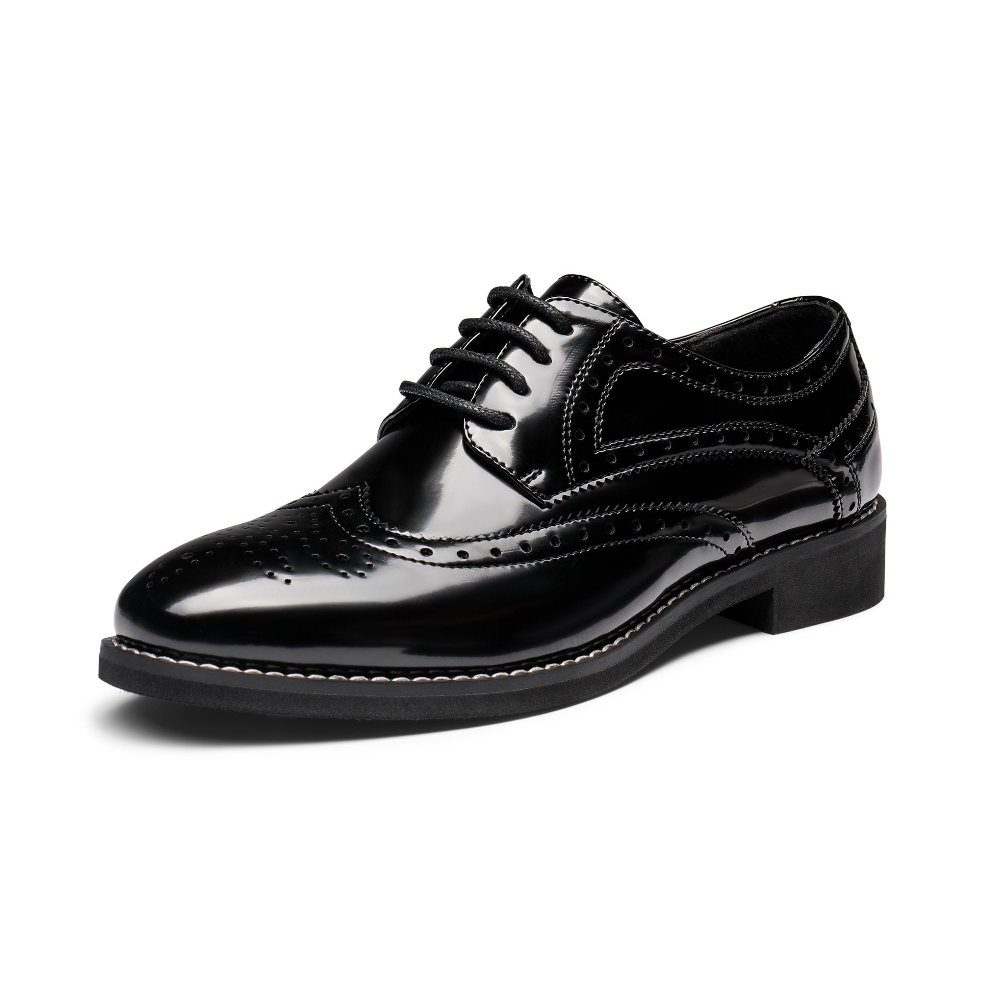 Women's Classic Wingtip Oxford Lace-Up Dress Shoes