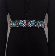 Add a Touch of Luxury with Diamond Accented Leather Belt