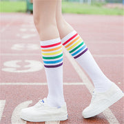 Striped Calf Socks - Breathable & Moisture-Wicking