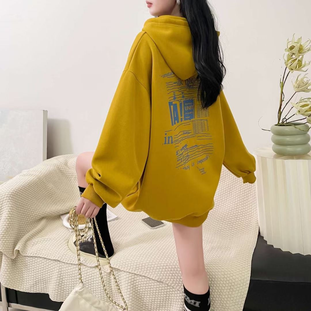 Cute Bear Hooded Oversized Sweatshirt