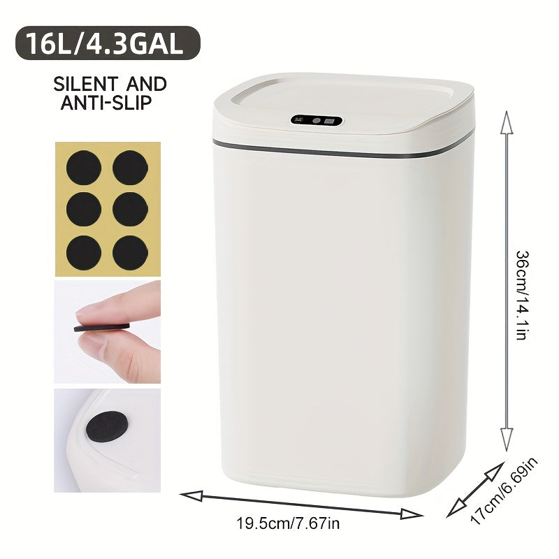 Motion-Activated Smart Trash Can with Sealing Lid