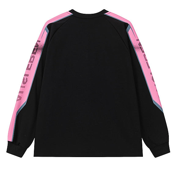 Retro Sport Long Sleeve Couple Pullover