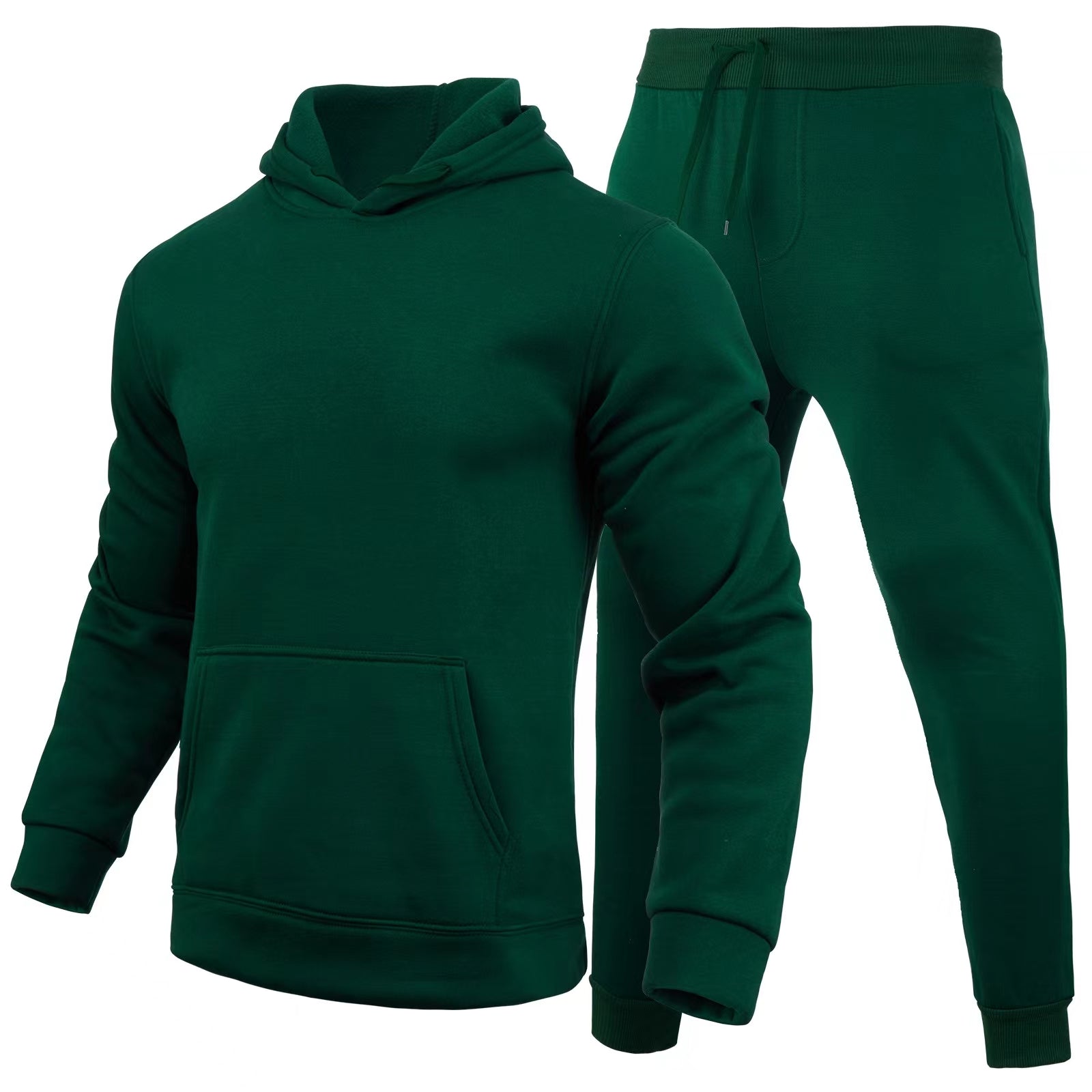 Cozy Solid Color Knit Sweater & Long Pants Set