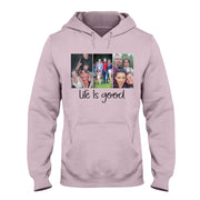Korean Slouchy Print Loose Long Sleeve Hoodie