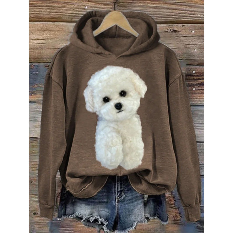Women's Trendy Digital Print Graphic Hoodie