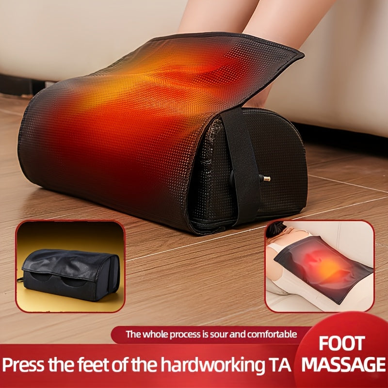 Electric Foot Massager with Heat Therapy for Feet, Legs, and Arms