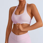 High-Elastic Quick-Dry Workout Bra with Chest Pad & Beauty Back