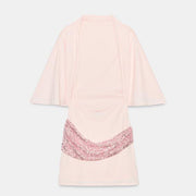 Heavy-duty Sequin and Bead-embellished Patchwork Short Dress