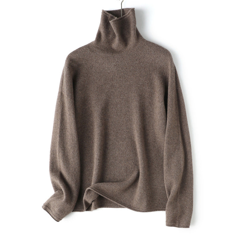 Seamless All-in-one Cashmere Knit Sweater in Dopamine Hues