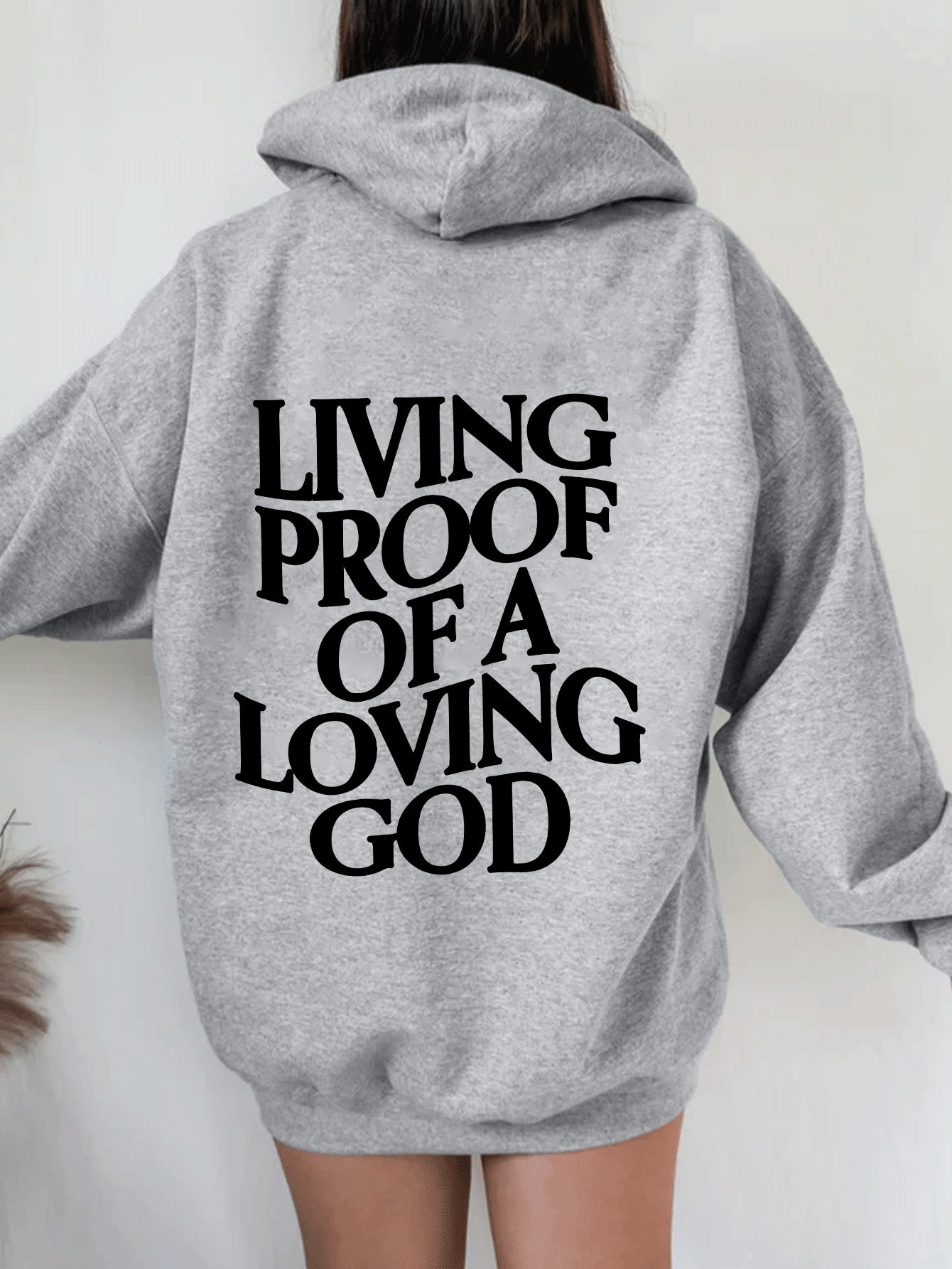 Women's Cozy Brushed Fleece Hoodie - Solid Pullover Sweatshirt