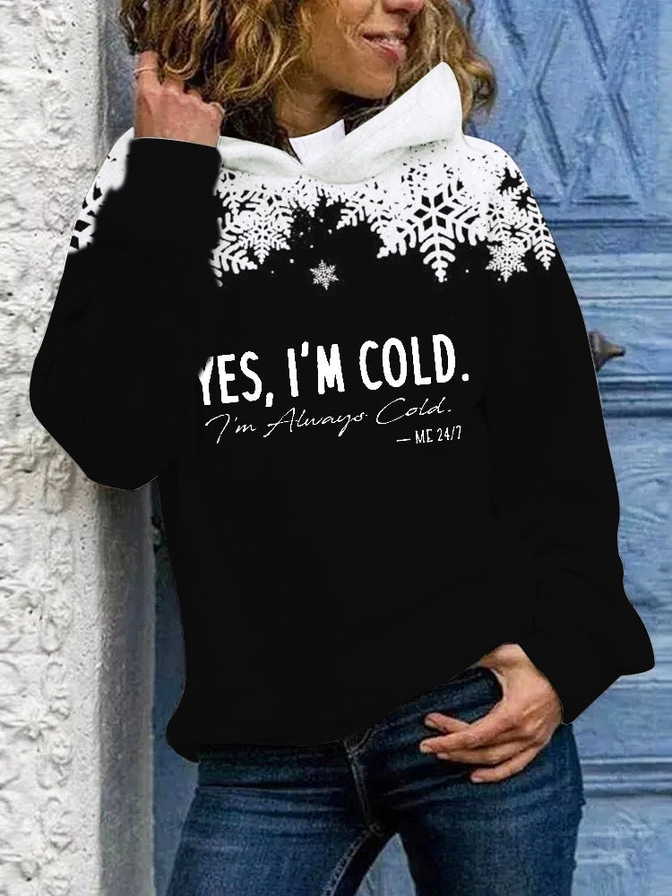 Chic Animal Print Hooded Sweatshirt for Women