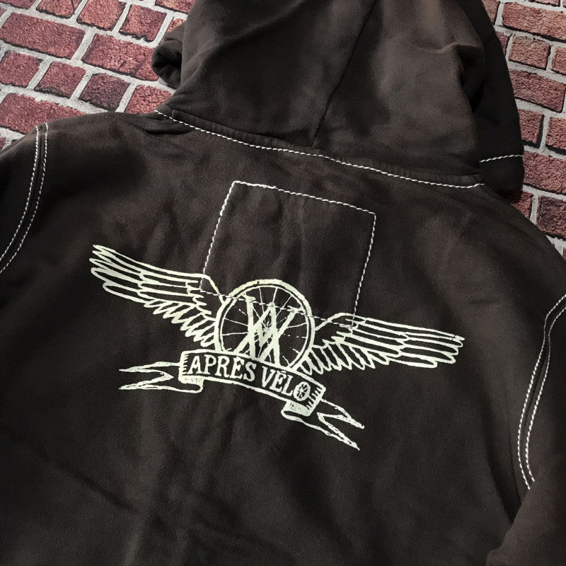 Punk Heavy Metal Matching Zip Hoodie for Couples