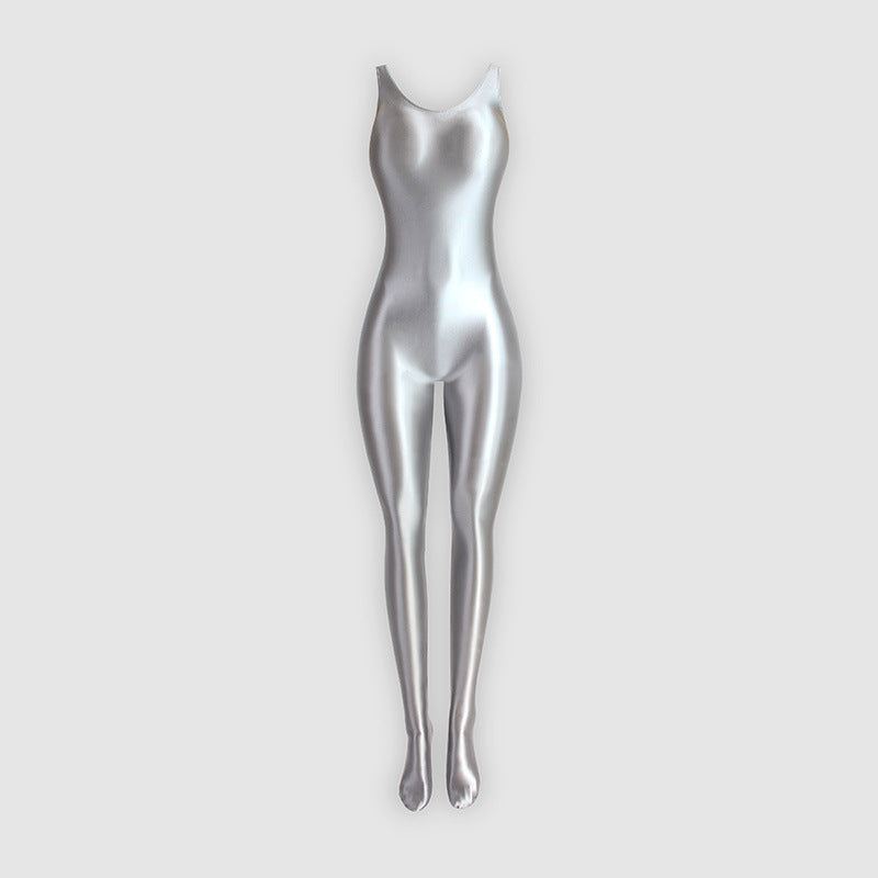 Glossy Stretch Women's Jumpsuit & Bodysuit