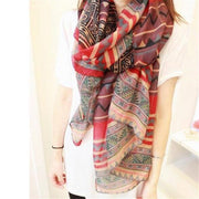 Cozy Ethnic Scarf, Perfect for Summer