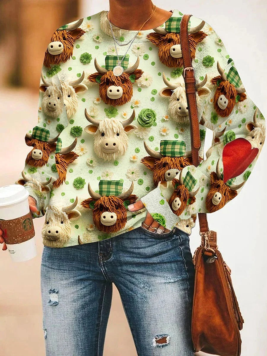 Cozy Casual Round Neck Commuter Sweater