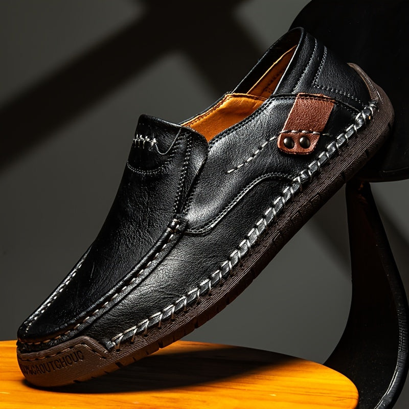 GREKS Men'S Loafers Slip-On Casual Shoes Lightweight Comfortable Driving Walking Shoes