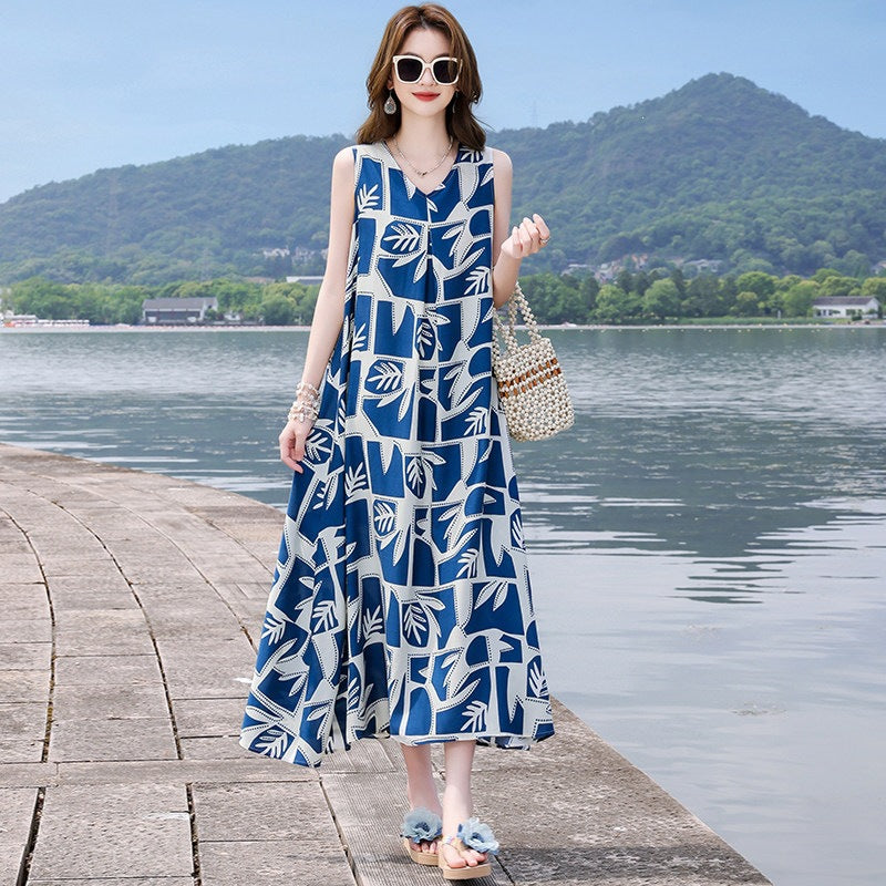 New Cotton-silk Dress for Women
