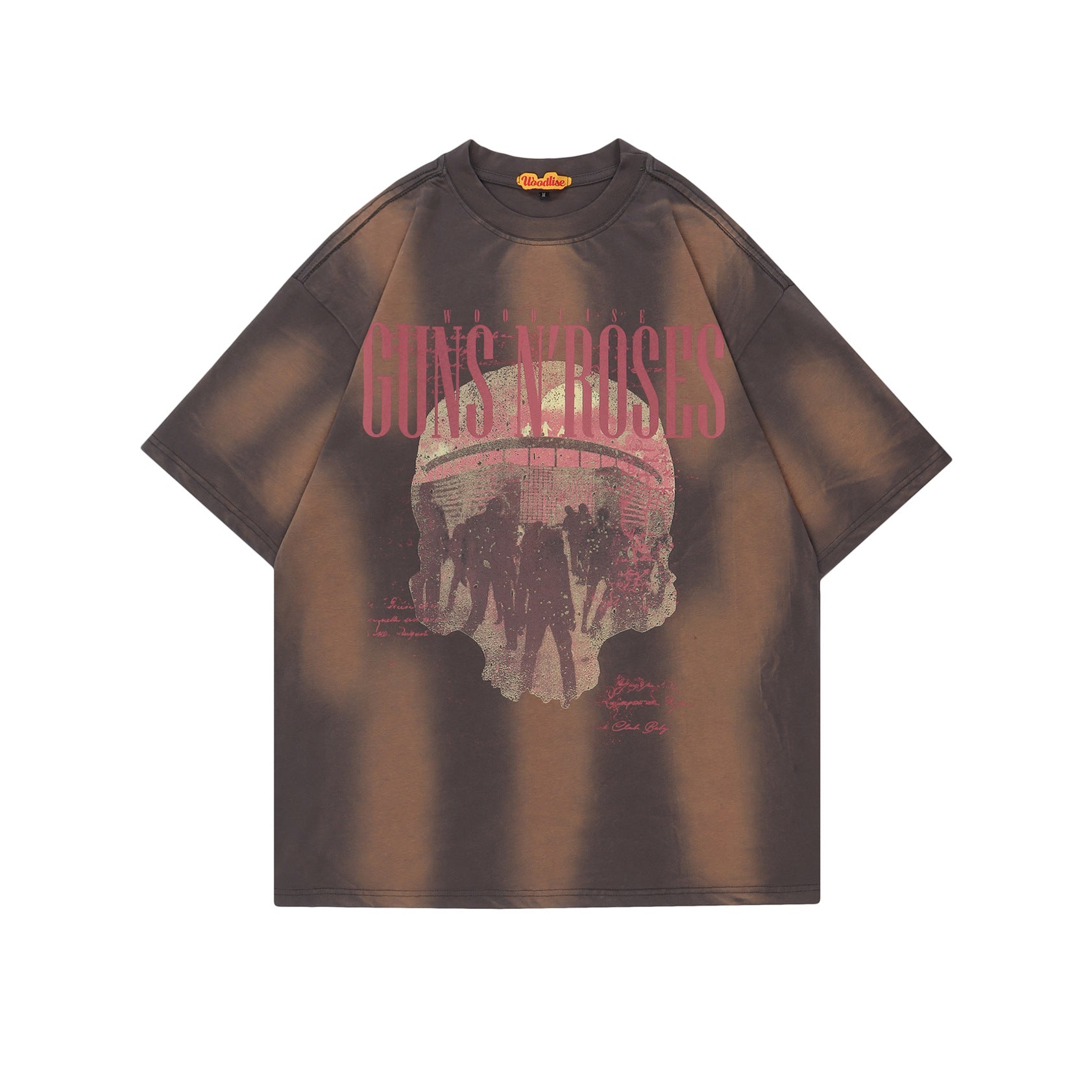 Retro Spray Color Short-Sleeve Graphic Tee