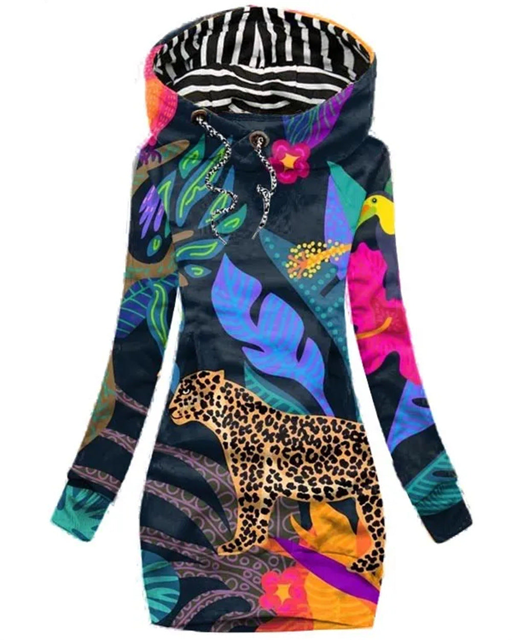 Women's 3D Printed Casual Long Sleeve Sweater
