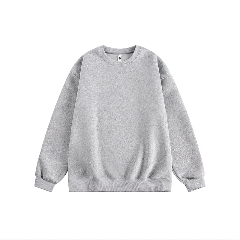 Cozy Loose Long-Sleeve Couple's Pullover Sweatshirt